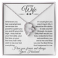 Wife- Forever Love Necklace – A Promise She’ll Treasure Forever (138)