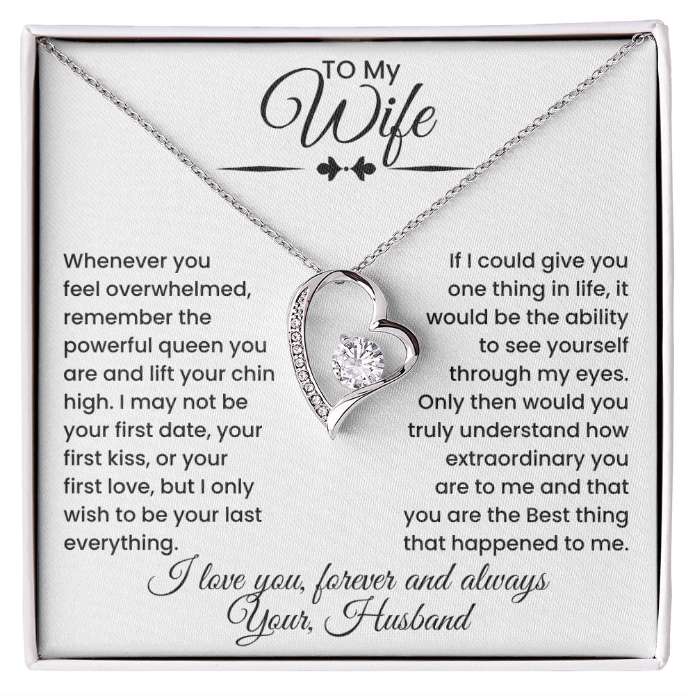 Wife- Forever Love Necklace – A Promise She’ll Treasure Forever (138)