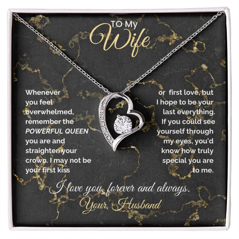 Wife- Forever Love Necklace – My Heart Belongs to You (138E)