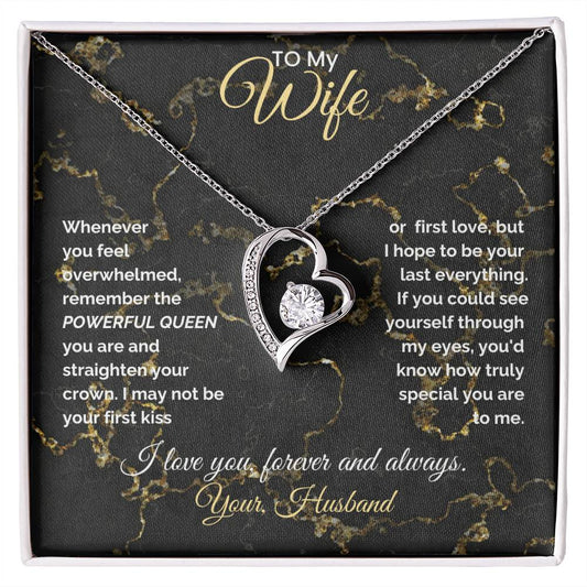 Wife- Forever Love Necklace – My Heart Belongs to You (138E)
