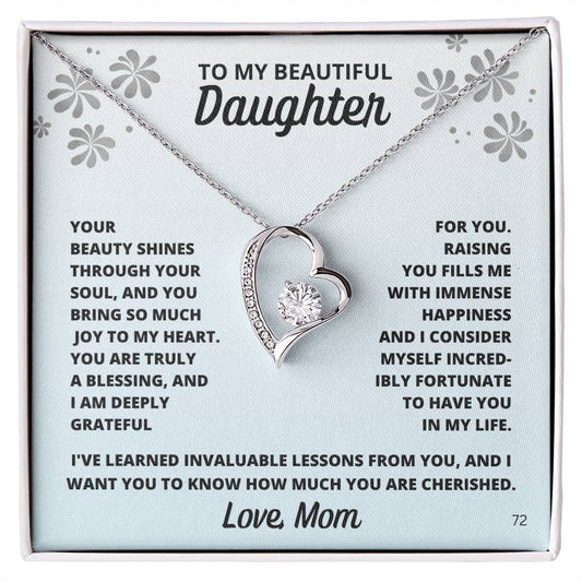 Daughter- Personalized this dazzling Forever Love Necklace is sure to make her heart melt! 72