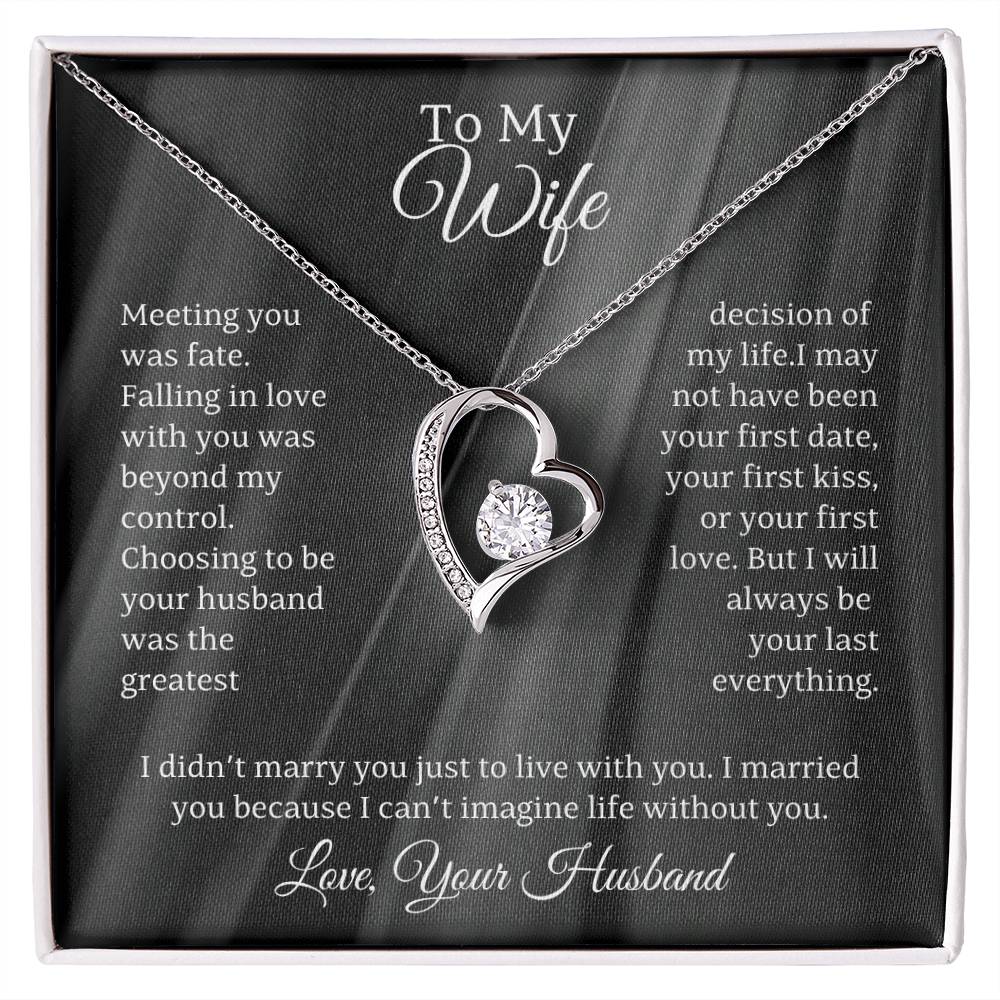 Wife- Love Knot Necklace – Unbreakable Bond (74)