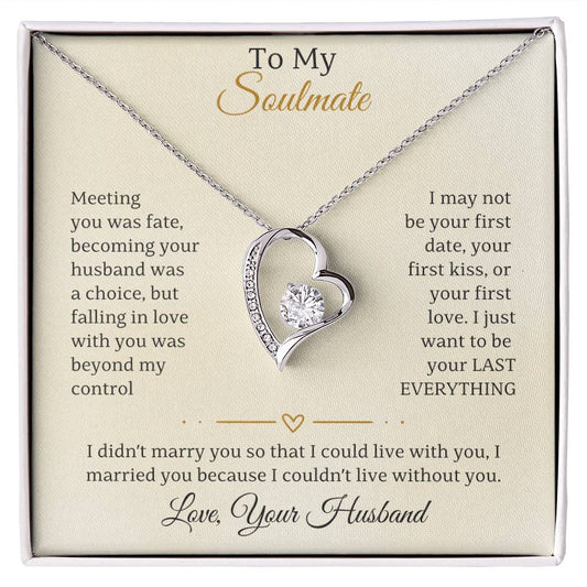 Wife- Forever Love Necklace – My Heart Belongs to You (70C)