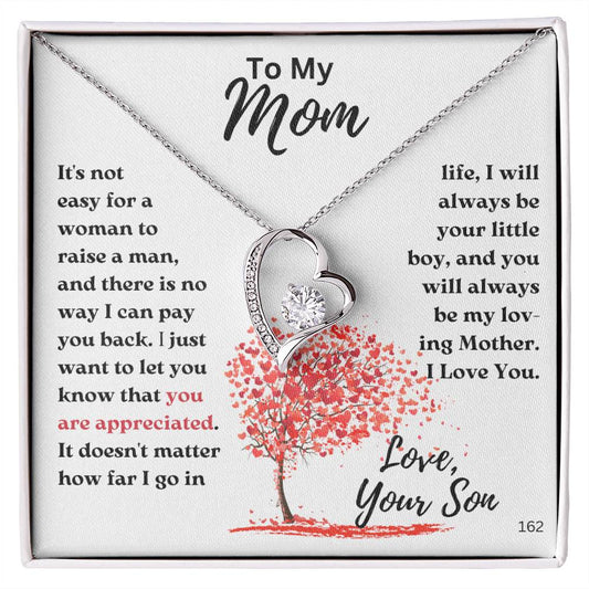 Mom- Personalized this dazzling Forever Love Necklace is sure to make her heart melt! 162