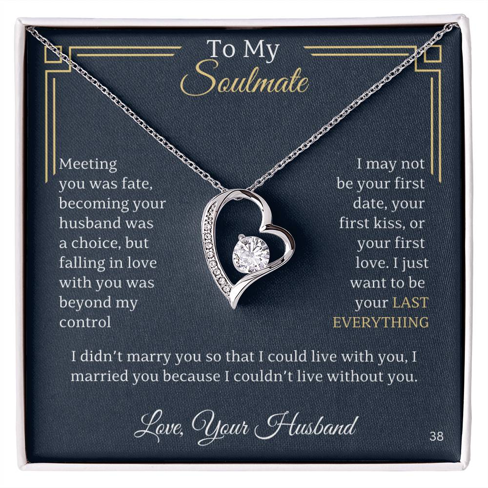 Soulmate-PErsonalized this dazzling Forever Love Necklace is sure to make her heart melt! 38