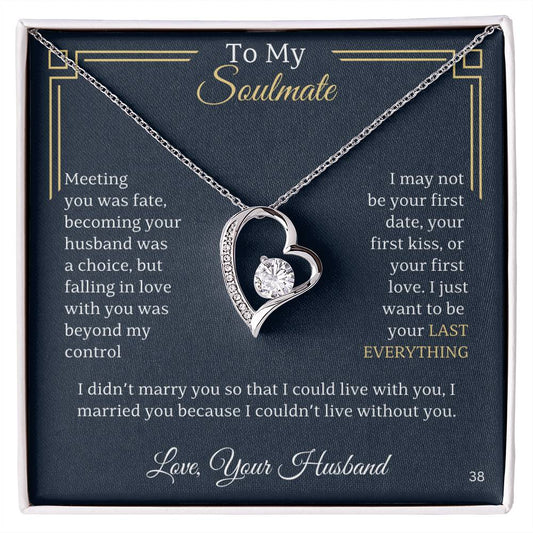 Soulmate-PErsonalized this dazzling Forever Love Necklace is sure to make her heart melt! 38