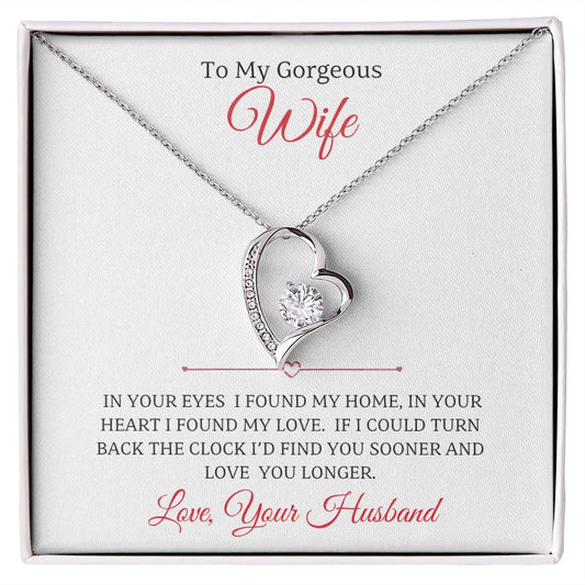 Wife-Forever Love Necklace-Missing Piece (75C)