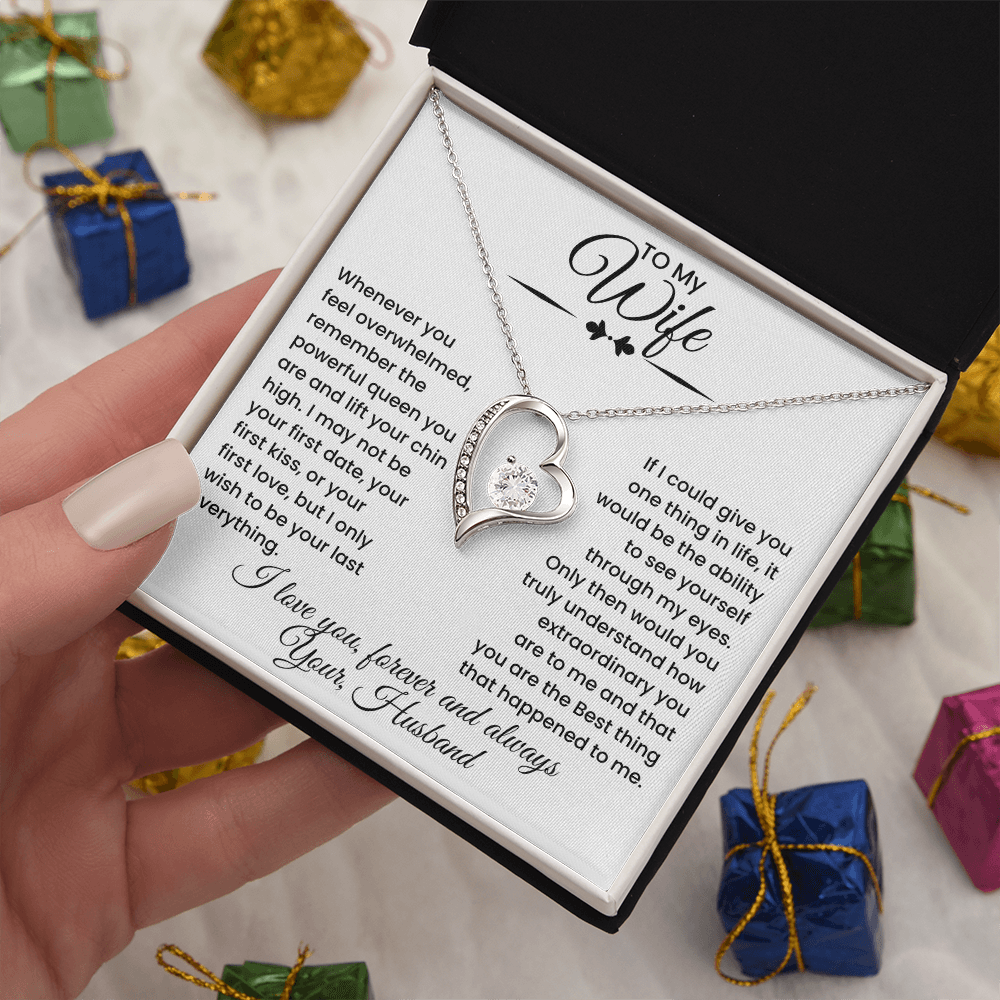 Wife- Forever Love Necklace – A Promise She’ll Treasure Forever (138)