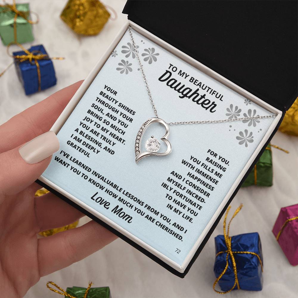 Daughter- Personalized this dazzling Forever Love Necklace is sure to make her heart melt! 72