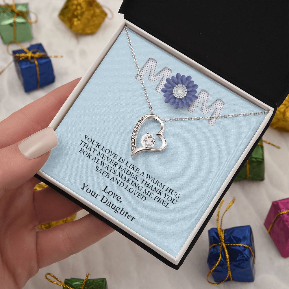 Mom- A warm hug-Forever Love Necklace - Essential Home Zone Essential Home Zone Jewelry Mom- A warm hug-Forever Love Necklace