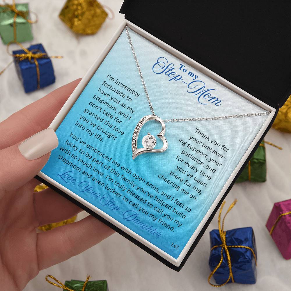 Step-Mom-Personalized this dazzling Forever Love Necklace is sure to make her heart melt! 145