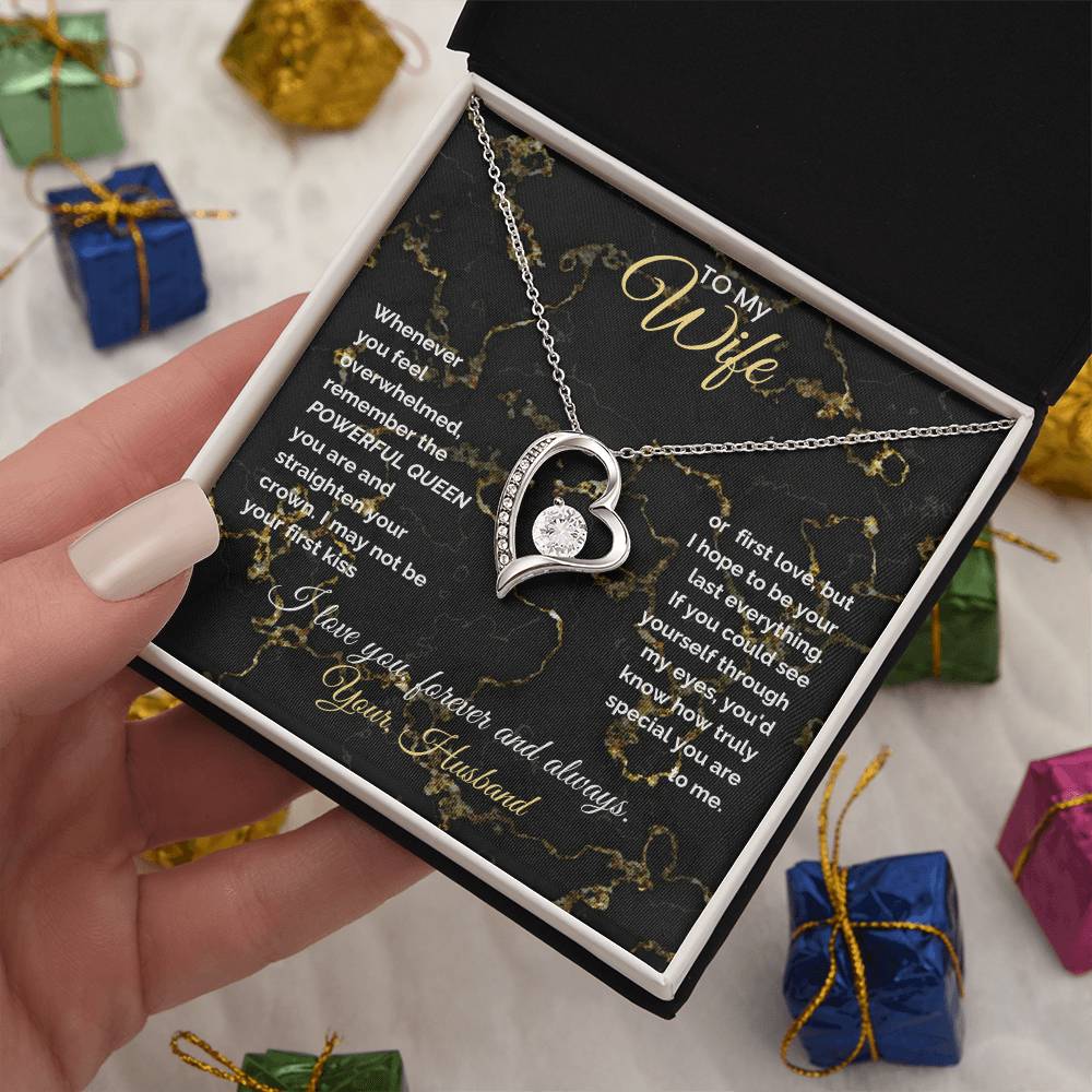 Wife- Forever Love Necklace – My Heart Belongs to You (138E)