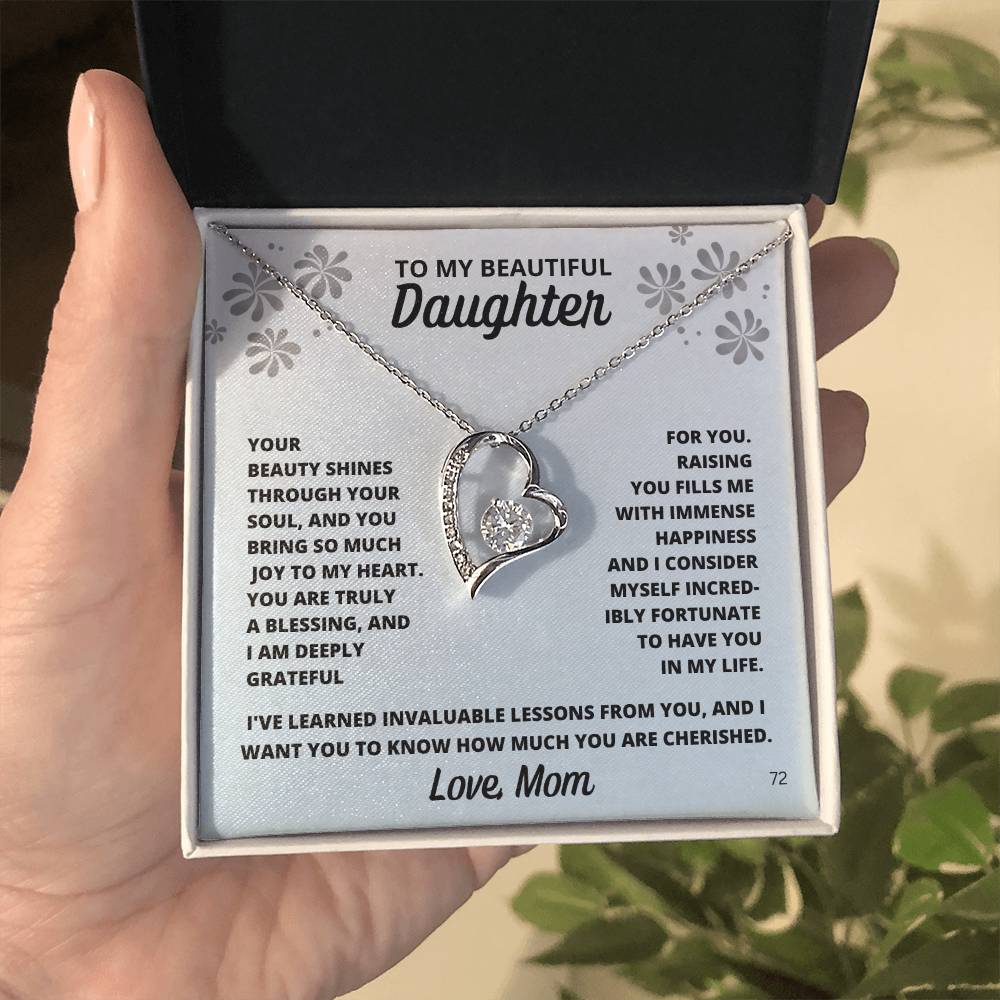 Daughter- Personalized this dazzling Forever Love Necklace is sure to make her heart melt! 72