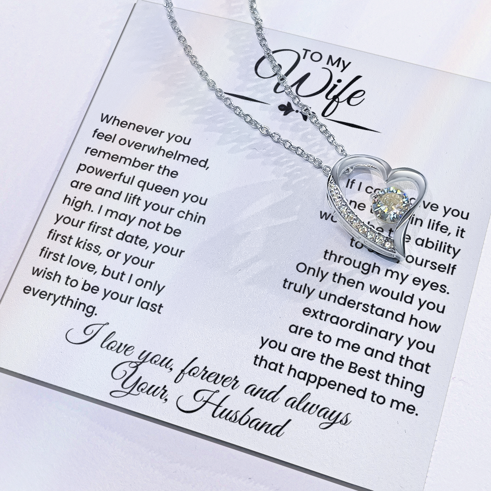 Wife- Forever Love Necklace – A Promise She’ll Treasure Forever (138)