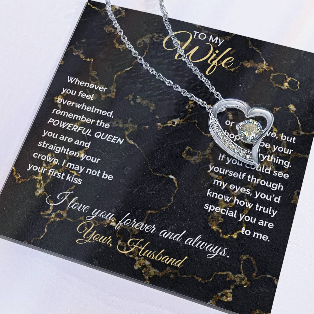 Wife- Forever Love Necklace – My Heart Belongs to You (138E)