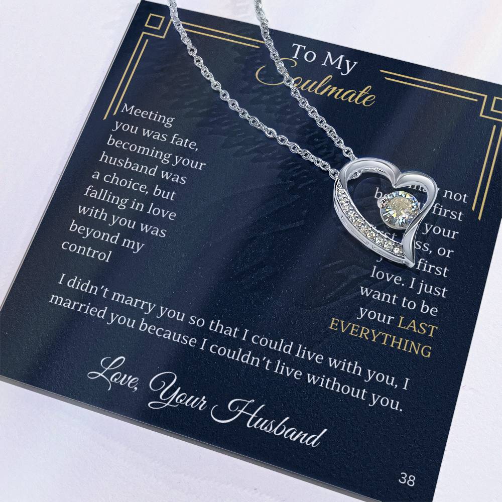 Soulmate-PErsonalized this dazzling Forever Love Necklace is sure to make her heart melt! 38