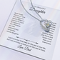 Daughter – Forever Love Necklace – Personalized From Name Gift (110)
