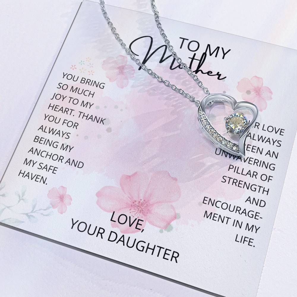 Mom- Being my anchor-Forever Love Necklace - Essential Home Zone Essential Home Zone Jewelry Mom- Being my anchor-Forever Love Necklace