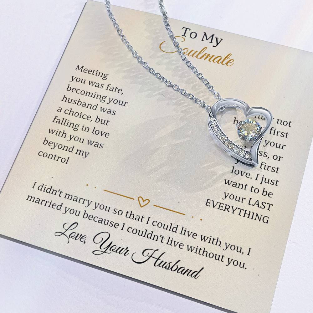Wife- Forever Love Necklace – My Heart Belongs to You (70C)