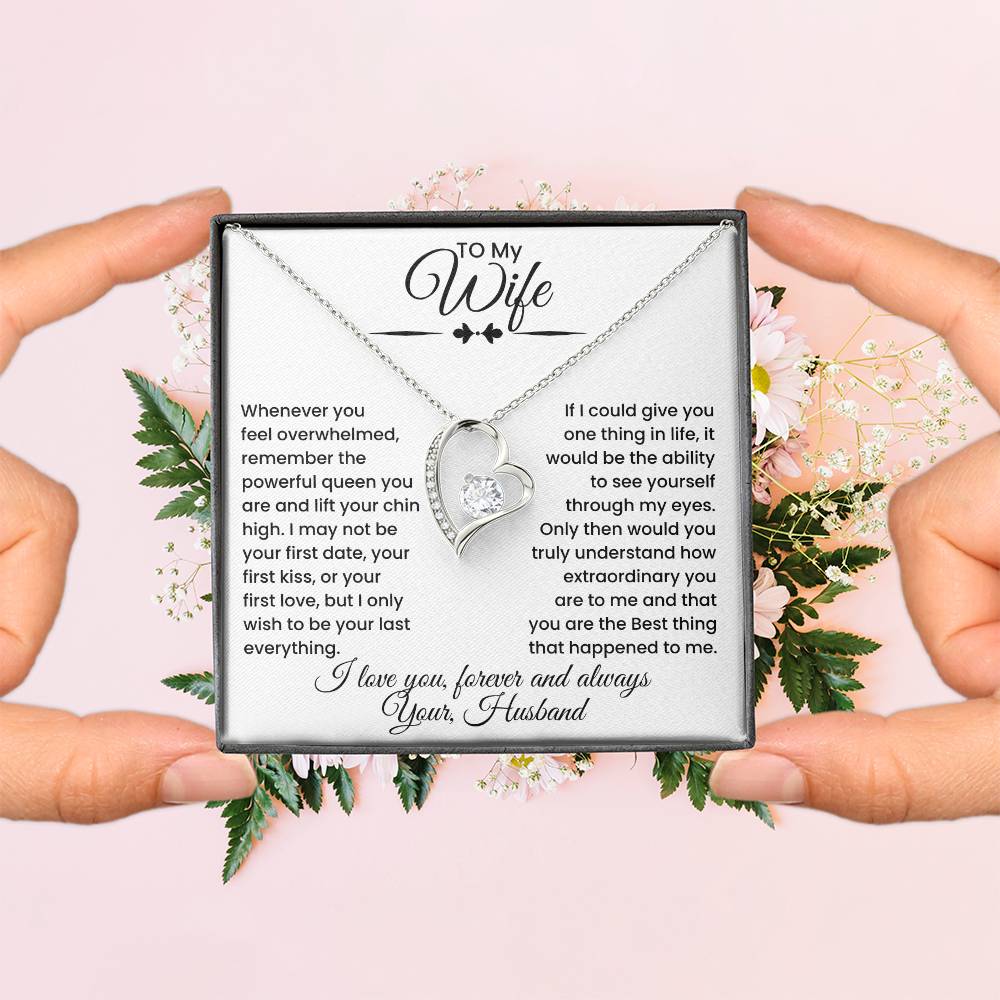 Wife- Forever Love Necklace – A Promise She’ll Treasure Forever (138)