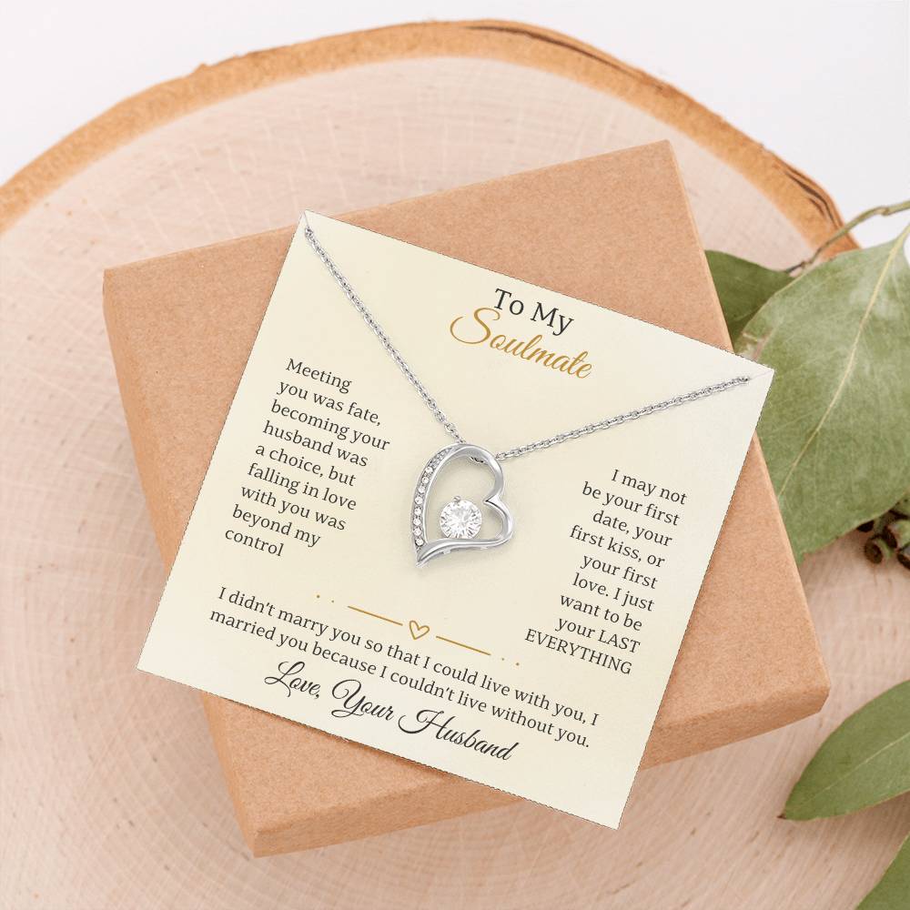 Wife- Forever Love Necklace – My Heart Belongs to You (70C)