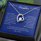Daughter-Forever Love Necklace – Personalized Gift from Any Sender (118)