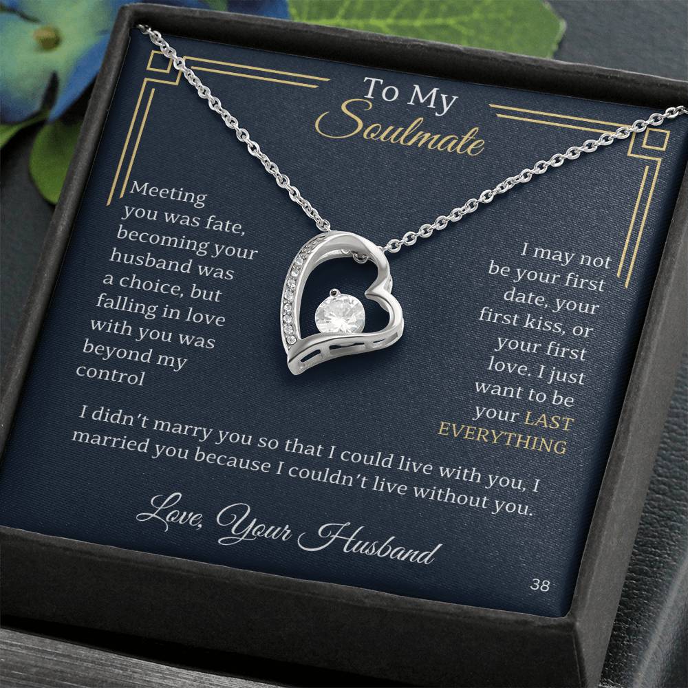 Soulmate-PErsonalized this dazzling Forever Love Necklace is sure to make her heart melt! 38