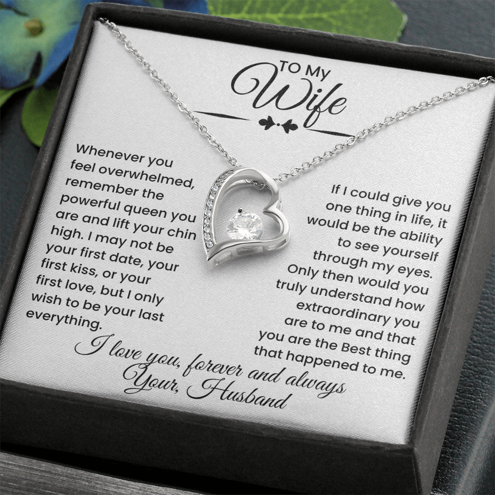 Wife- Forever Love Necklace – A Promise She’ll Treasure Forever (138)
