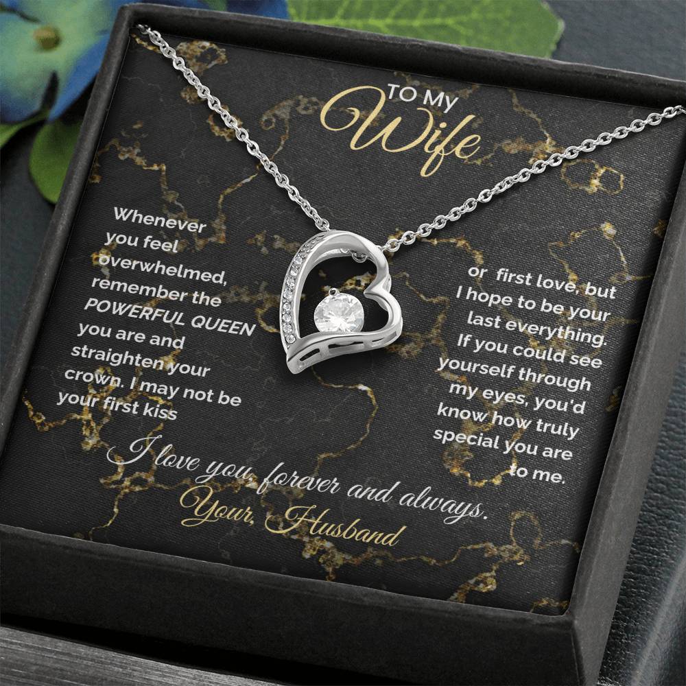 Wife- Forever Love Necklace – My Heart Belongs to You (138E)