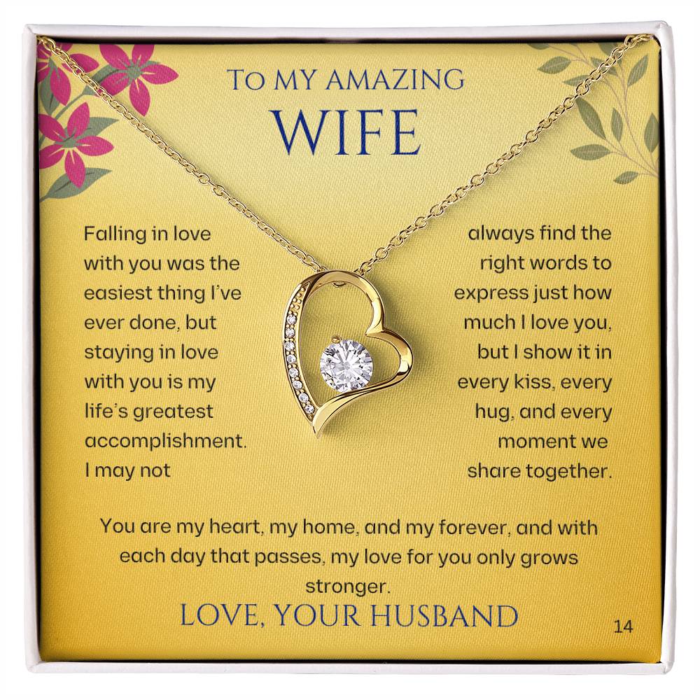 Wife-Personalized this dazzling Forever Love Necklace is sure to make her heart melt! 14