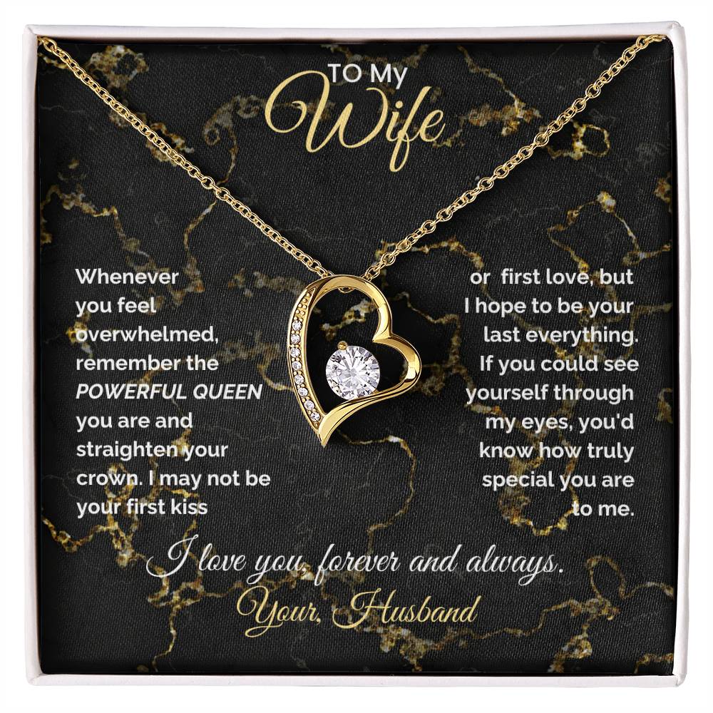 Wife- Forever Love Necklace – My Heart Belongs to You (138E)