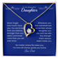 Daughter-Forever Love Necklace – Personalized Gift from Any Sender (118)