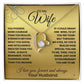 Wife-Your courage and strength-Forever Love Necklace 8