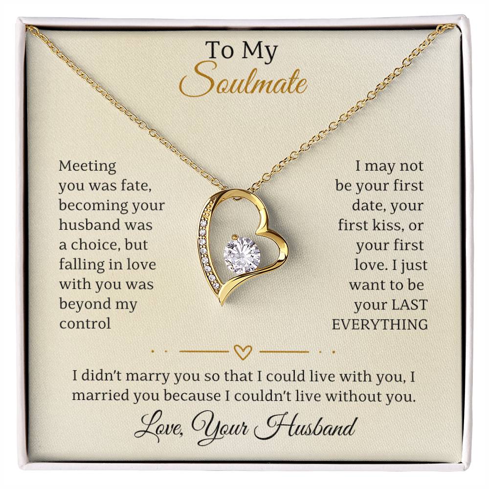 Wife- Forever Love Necklace – My Heart Belongs to You (70C)