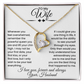 Wife- Forever Love Necklace – A Promise She’ll Treasure Forever (138)
