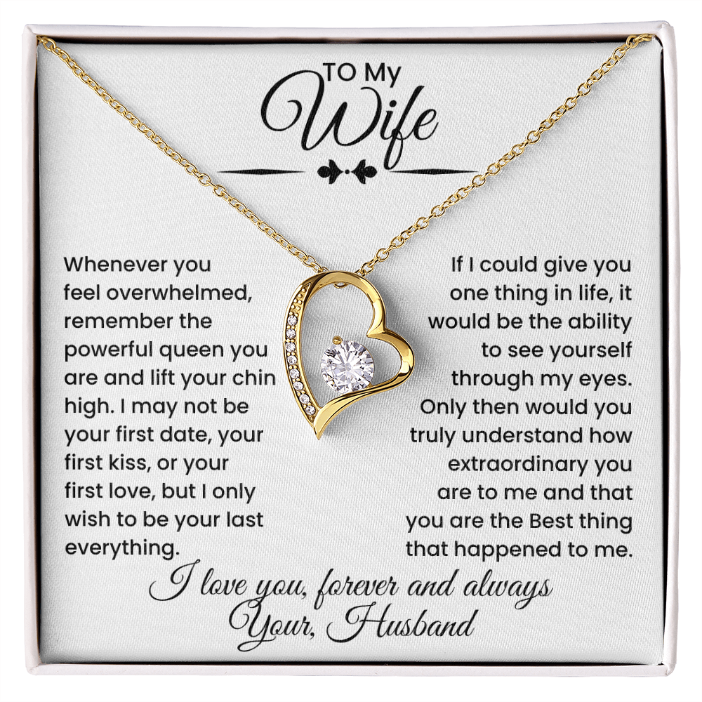 Wife- Forever Love Necklace – A Promise She’ll Treasure Forever (138)