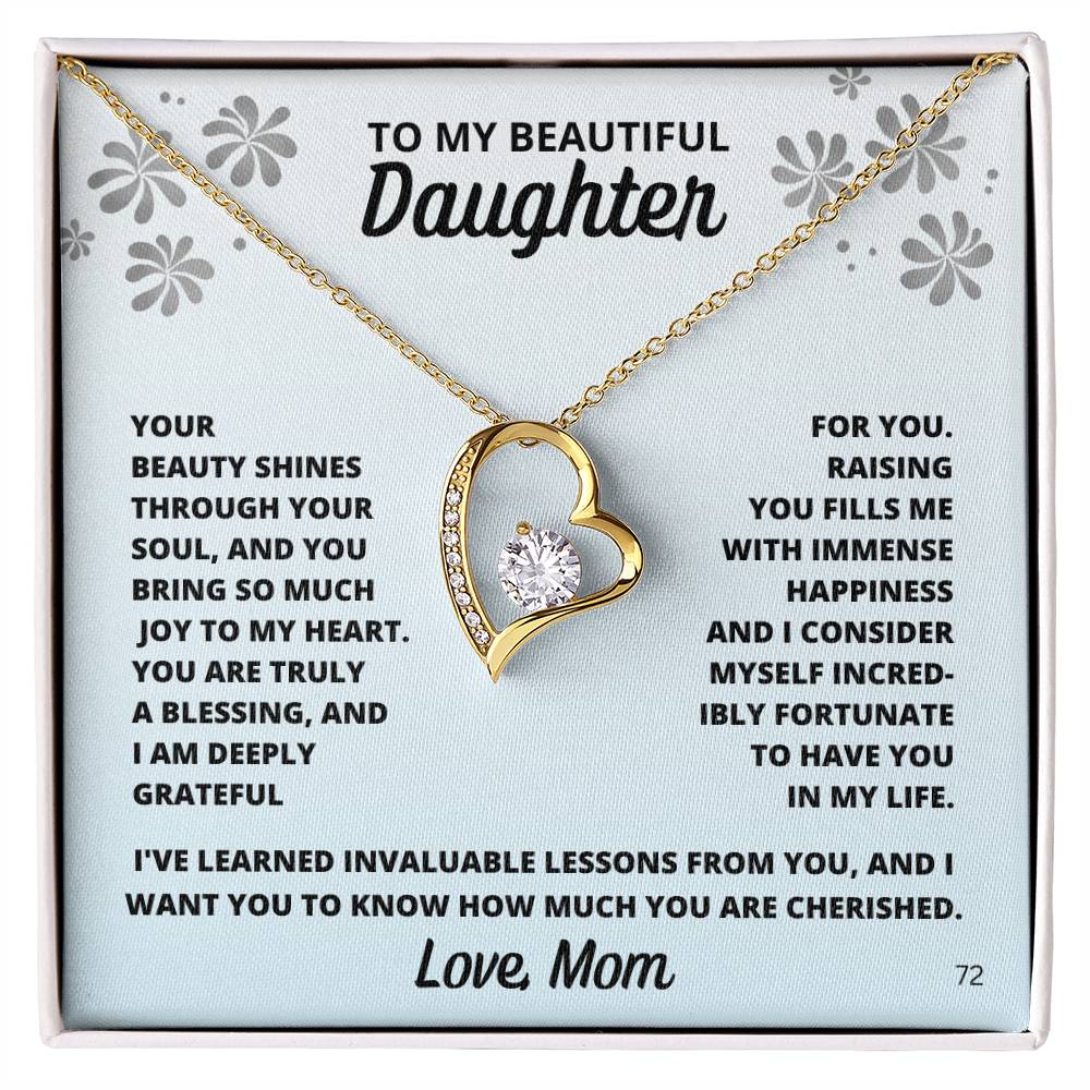 Daughter- Personalized this dazzling Forever Love Necklace is sure to make her heart melt! 72