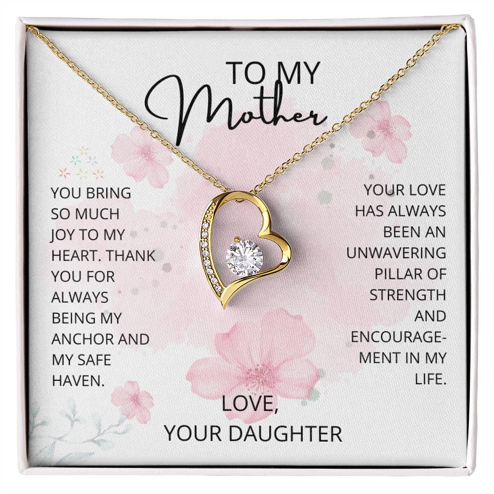 Mom- Being my anchor-Forever Love Necklace - Essential Home Zone Essential Home Zone Jewelry Mom- Being my anchor-Forever Love Necklace