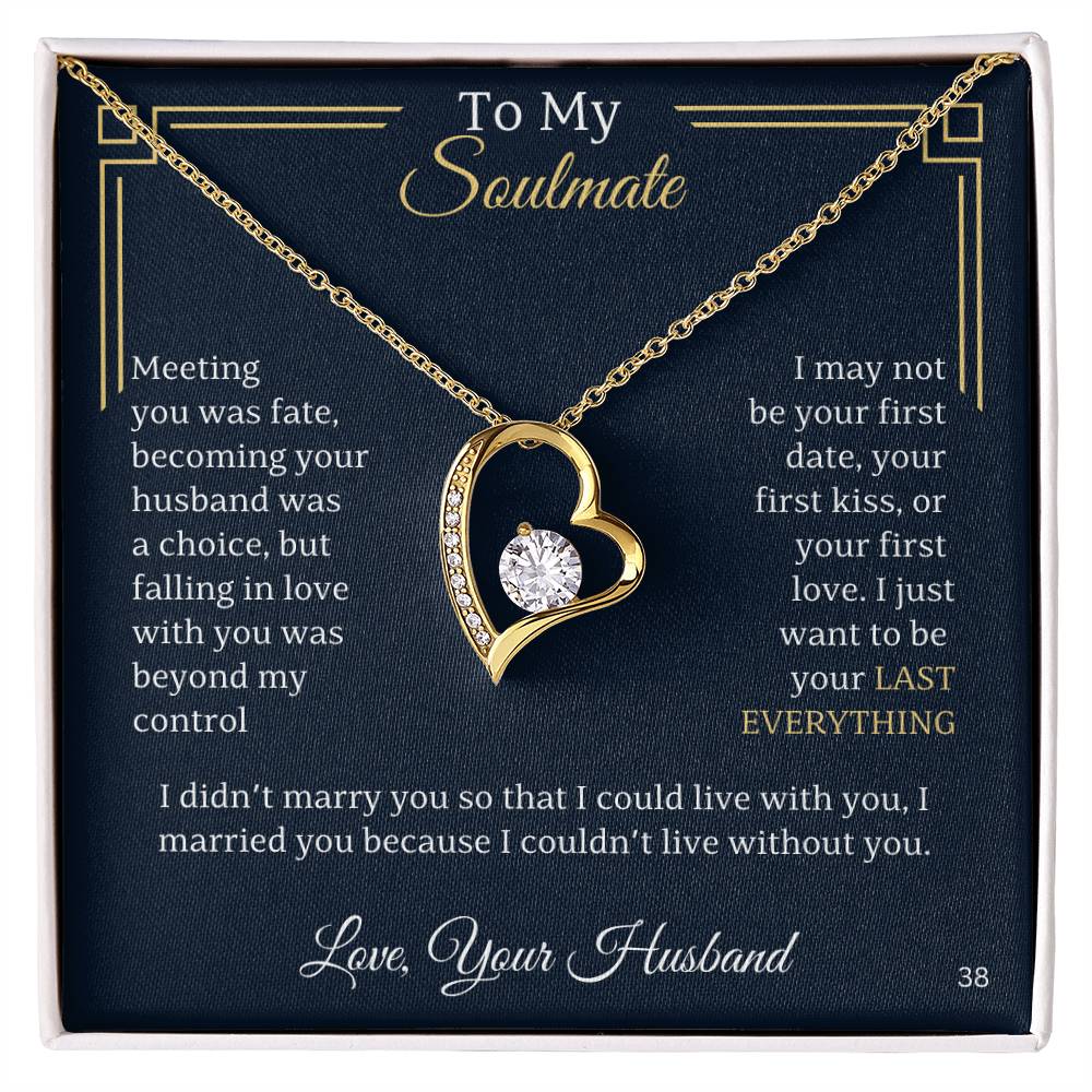 Soulmate-PErsonalized this dazzling Forever Love Necklace is sure to make her heart melt! 38