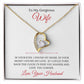 Wife-Forever Love Necklace-Missing Piece (75C)