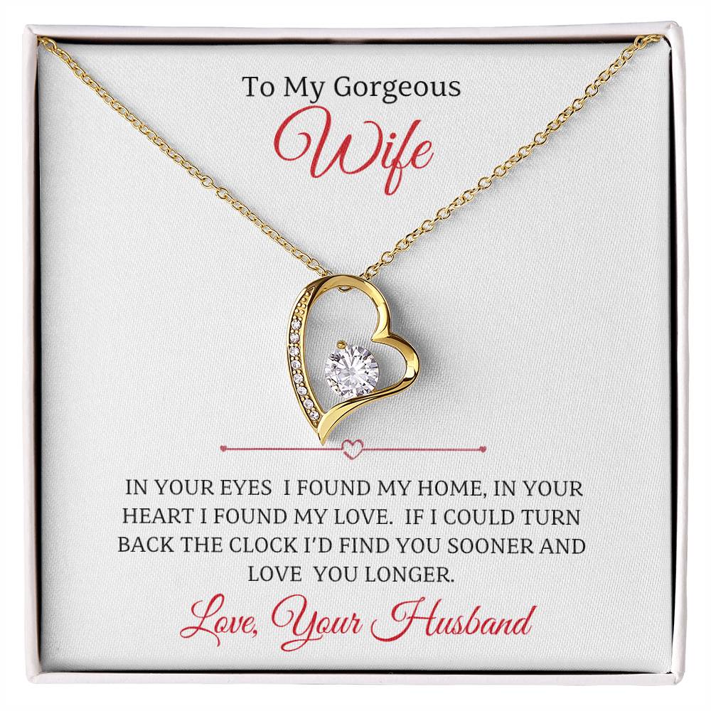 Wife-Forever Love Necklace-Missing Piece (75C)