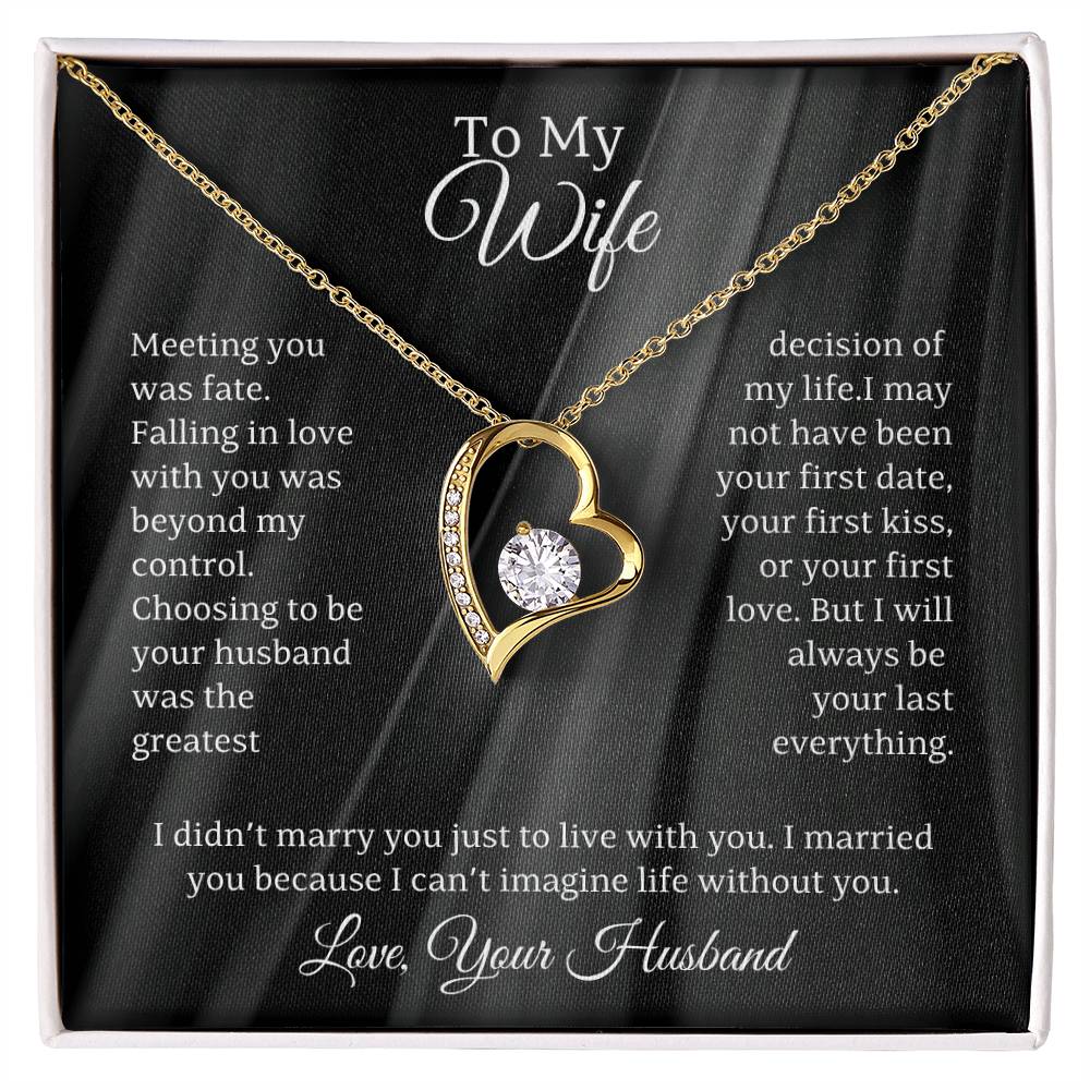 Wife- Love Knot Necklace – Unbreakable Bond (74)