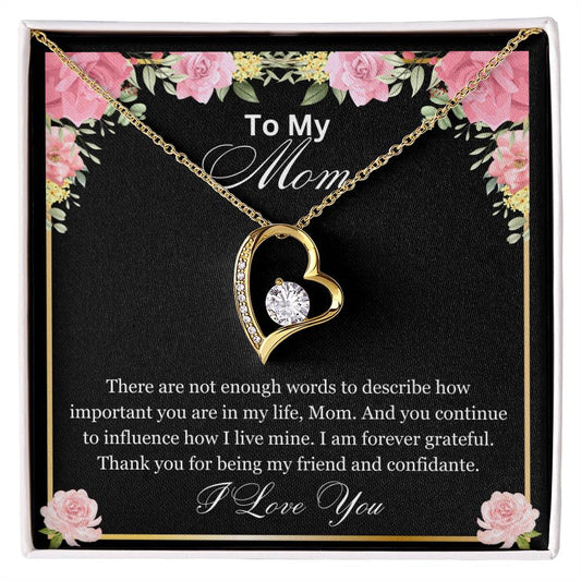 Mom- How important you are-Forever Love Necklace - Essential Home Zone Essential Home Zone Jewelry Mom- How important you are-Forever Love Necklace