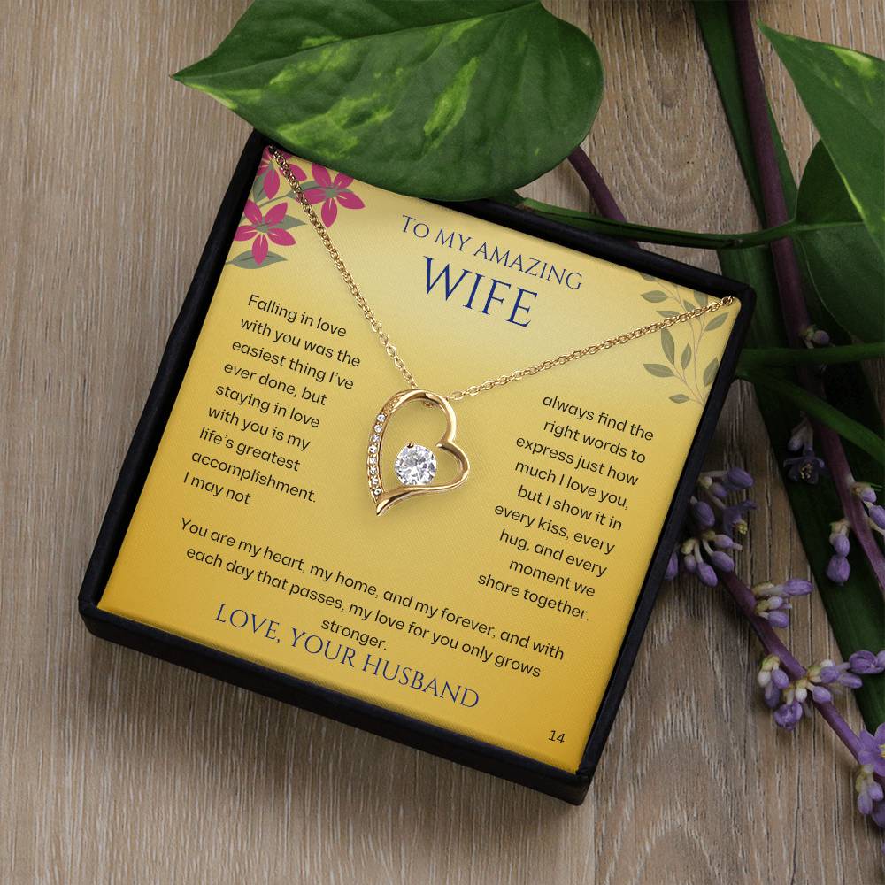 Wife-Personalized this dazzling Forever Love Necklace is sure to make her heart melt! 14