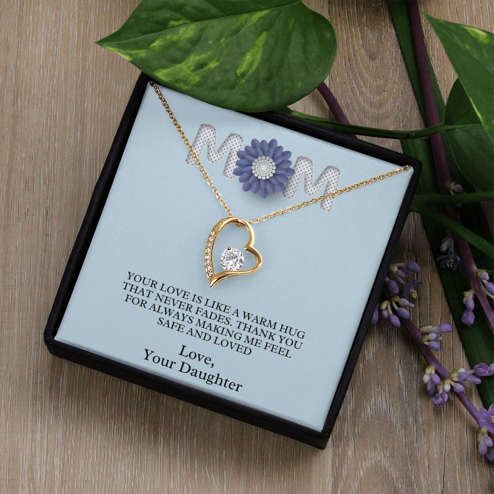 Mom- A warm hug-Forever Love Necklace - Essential Home Zone Essential Home Zone Jewelry Mom- A warm hug-Forever Love Necklace