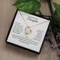 Daughter – Forever Love Necklace – Personalized From Name Gift (110)