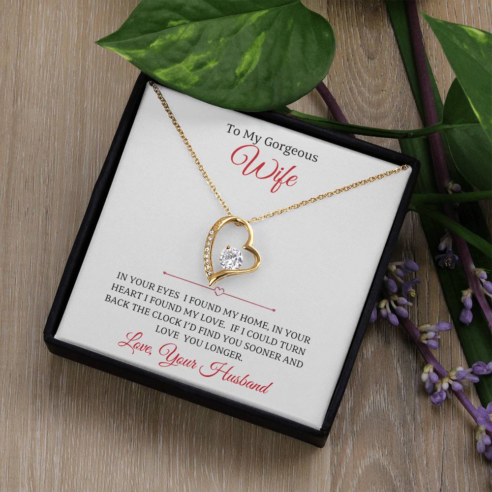 Wife-Forever Love Necklace-Missing Piece (75C)