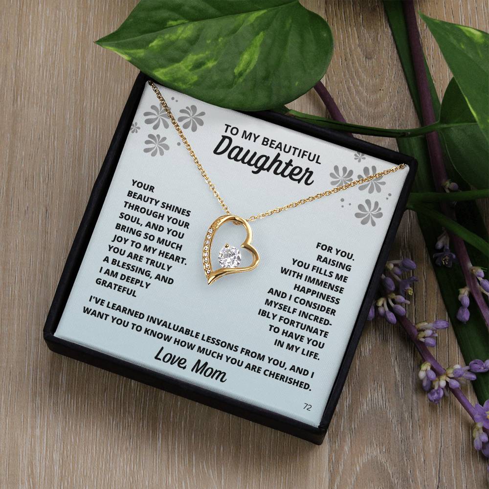 Daughter- Personalized this dazzling Forever Love Necklace is sure to make her heart melt! 72