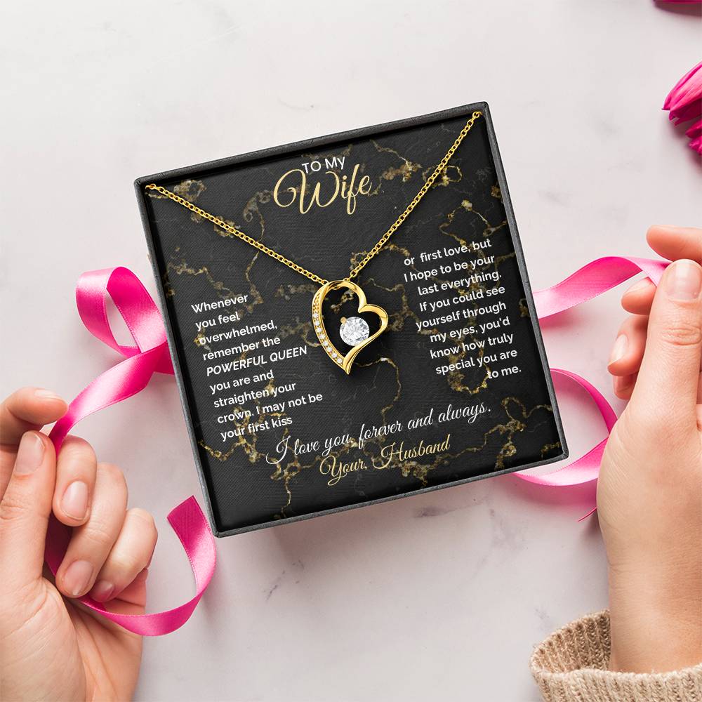 Wife- Forever Love Necklace – My Heart Belongs to You (138E)