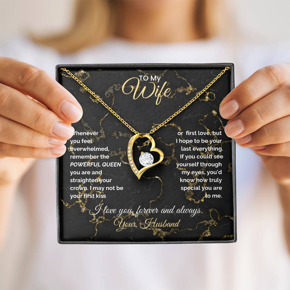 Wife- Forever Love Necklace – My Heart Belongs to You (138E)